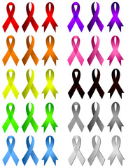 Memorial ribbon set