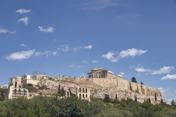 Fototapeta na wymiar Partenon, Ateny Akropol Grecja