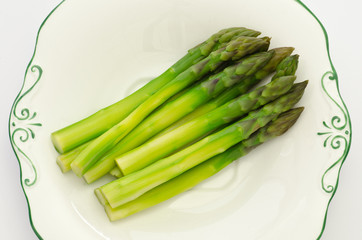 freshly cooked asparagus