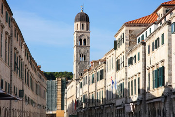 Fototapeta na wymiar Dubrovnik, Plaza Stradun, Croatia