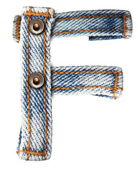 letter of jeans alphabet