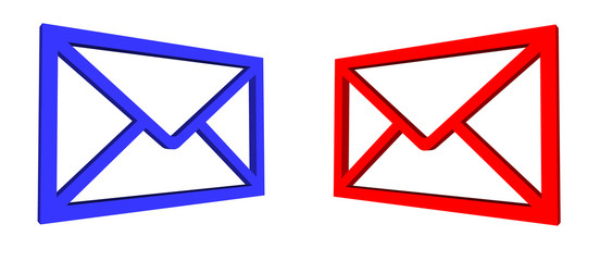 mail envelopes illustration