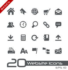 Web site Icons // Basics
