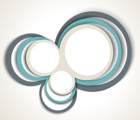 Background with abstract circles