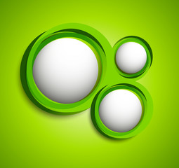 Bright background with circles