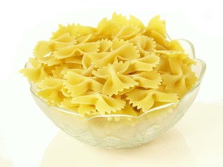 Raw farfalle