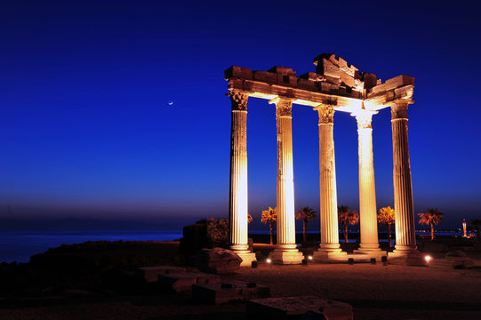 Ruins Of Apollo Temple , Side, Antalya