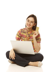 Naklejka premium Internet Shopping