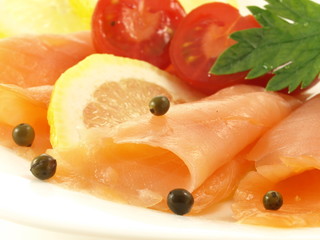 Light meal with samlon