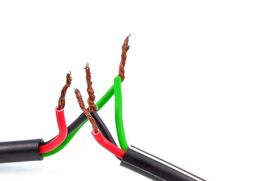 connections in electric wire cable