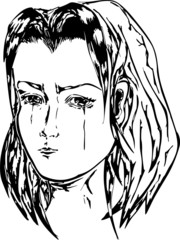 Crying girl