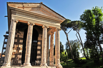 Fototapeta premium Roma, Tempio della Fortuna Virile