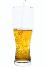 Glass with beer
