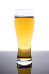 Glass with beer