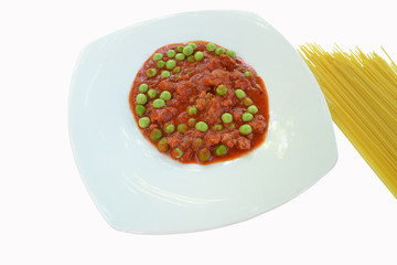 Pastasoße mit Spaghetti
