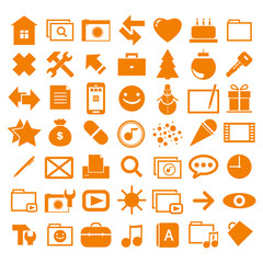 collection pictograms.
