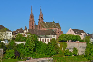 Fototapeta premium Basel Cathedral, Switzerland