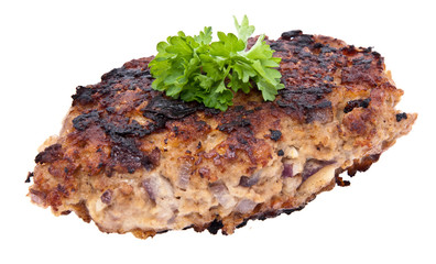 Burger isolated on white background