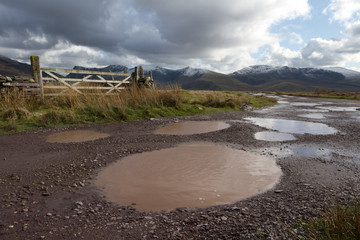 Puddle track.