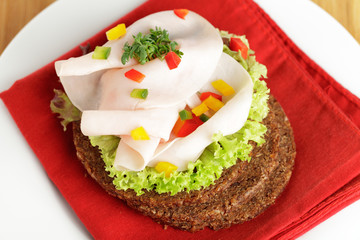 Putenbrust auf Vollkornbrot