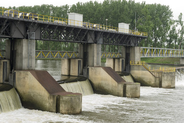 dam in a river