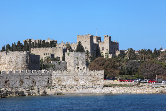Der Gro&szlig;meisterpalast auf Rhodos, Griechenland