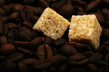 Coffee beans background