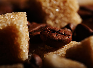 Coffee beans background