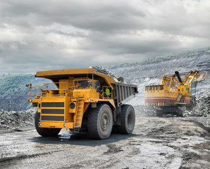 Loading of iron ore