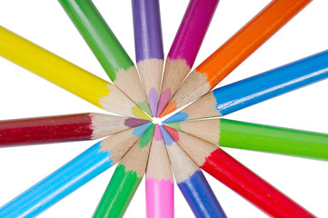 Naklejka premium Set of pencils