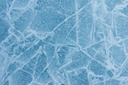Close up of ice structure