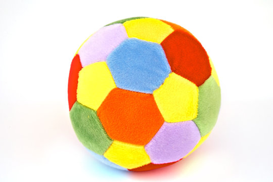soft colorful patch ball for kids or babies room
