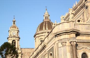 Fototapeta na wymiar Katedra w Katania, Włochy