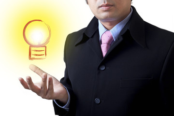 Businessman with a creative