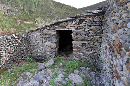 Ruinas de El Moral, Horcajo, Pinofranqueado, Hurdes, Espa&ntilde;a