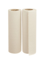 Rolls of paper towel isolated on white background