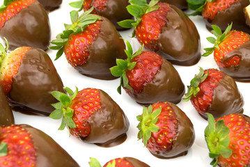 strawberries and chocolate