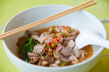Thai noodles with select spices.