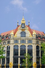 Fototapeta na wymiar Bankhaus in Leipzig