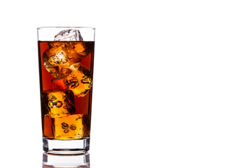 Ice Tea on white background
