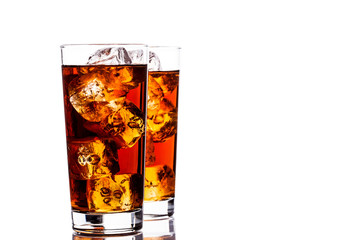 Ice Tea on white background