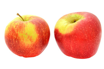 Two red apples