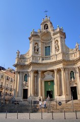 Fototapeta na wymiar kościół w Katanii