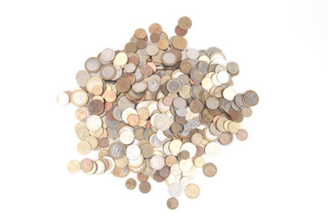 Pile of coins
