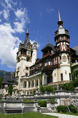 Fototapeta premium Peles castle in Sinaia, Romania