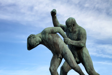 Vigeland park in Oslo, Norway
