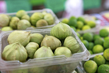 containers of tomatillos