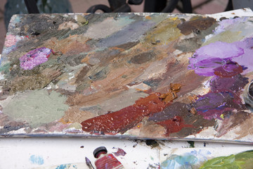Artists oil paints