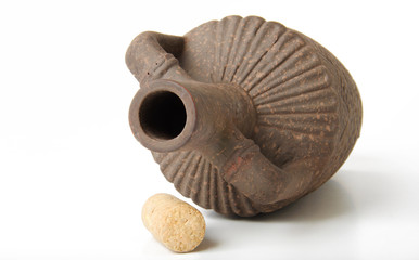 old wine earthen vessel