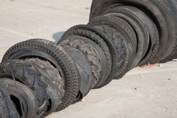 Obraz premium Old tires